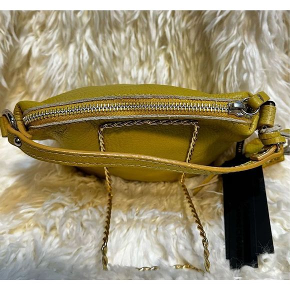 Gianni Chiarini Yellow Mustard Leather mini bag - Picture 8 of 13